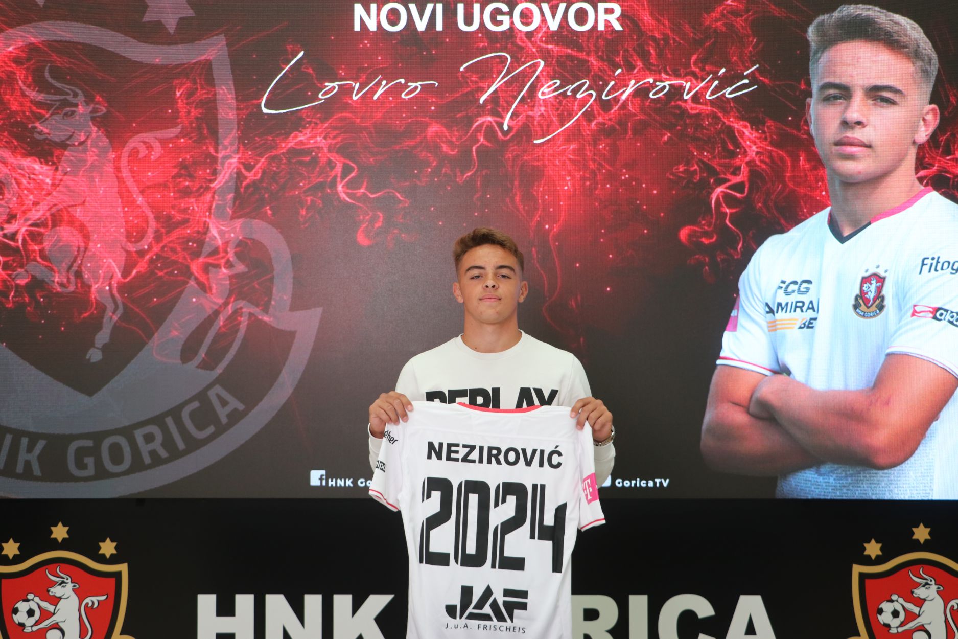 Lovro Nezirović (16) potpisao ugovor: 'Volim Neymara, ali više sam kao Adama Traore'
